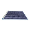 thumbnail image 2 of Ahgly Company Machine Washable Indoor Rectangle Abstract Blue Modern Area Rugs, 7' x 10', 2 of 4