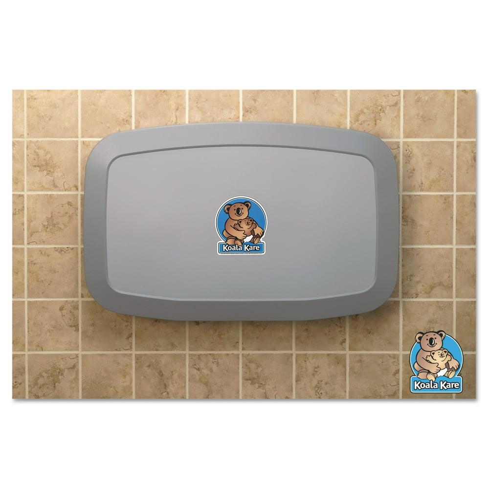 Koala Kare Horizontal Baby Changing Station, Gray