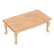 thumbnail image 4 of Mesa de Centro De Casa De Muñecas ANGGREK Mini Dollhouse Furniture 1/12 Rectangular Madera 10.8x5.8x4.3cm, 4 of 8
