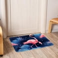 thumbnail image 6 of Flamingo Machine Washable Non-Slip Polyester Door Rugs Office Rug Indoor Rug, 6 of 6
