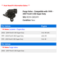 thumbnail image 2 of Purge Valve - Compatible with 1999 - 2007 Ford E-350 Super Duty 2000 2001 2002 2003 2004 2005 2006, 2 of 2