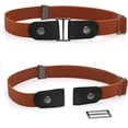 thumbnail image 2 of Tiqkatyck Belt Buckle Sales Today Clearance Fashion Women Ladies Printing Leather Waist Belt Body Belt Wide Elastic Belts for Women H, 2 of 2