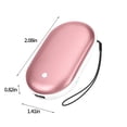 thumbnail image 2 of WNFJR Rechargeable Electric Hand Warmers - 2400mAh Portable USB Heaters, Reusable Pocket Warmers for Men and Women, Perfect Gift Idea, 2 of 5