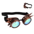 thumbnail image 4 of Rainbow Steampunk Goggles Halloween Hebilla Exquisita Tamaño libre Alta elasticidad Ajustable Nariz Caleidoscopio Goggles para decoración para niños ANGGREK Otros, 4 of 8