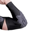 thumbnail image 3 of Elastic Elbow Support Compression Padded Brace Arm Sleeve Protection M Black Compression Sleeve Padd, 3 of 4
