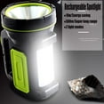 thumbnail image 2 of Ultra Powerful Usb Rechargeable 135000 Lumens 6000Mah Led Torch With Side Light High Power Waterproof Flashlight For Emergency Hiking Camping Hunting, 2 of 5