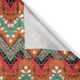 thumbnail image 4 of Ambesonne Tribal Grommet Curtain Single Panel, Zigzag, 50"x60", Sea Green Marigold, 4 of 5