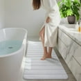 thumbnail image 6 of Softlife Absorbent Bathroom Rug Soft Microfiber Washable Bath Mat,24"x17",White, 6 of 6