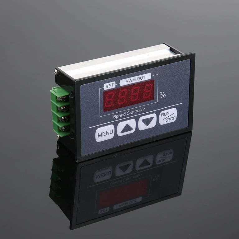 30A 6.5V-55V DC Brush Motor PWM Speed Controller Digital LCD Cycle Run/Stop  Timer 