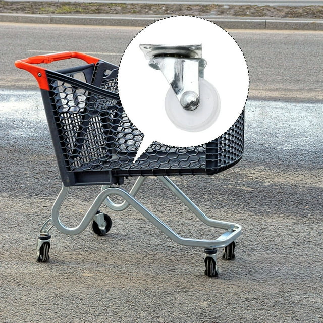 IFANLANDOR 12pcs Cart Repairing Wheel Part Direction Conversion Cold Rolled Steel Tool Carts