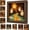 Forest A12, variant on Halloween Shadow Box Frame Night Light, 8.5x8.5 Inch Rustic Wood LED Memory Box Craft Set, Assorted Sea Glass Stones, Multi Spooky Scene for Mantel & Shelf Decoration