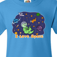 thumbnail image 4 of Inktastic I Love Space Cute Dinos and Planets Youth T-Shirt, 4 of 5