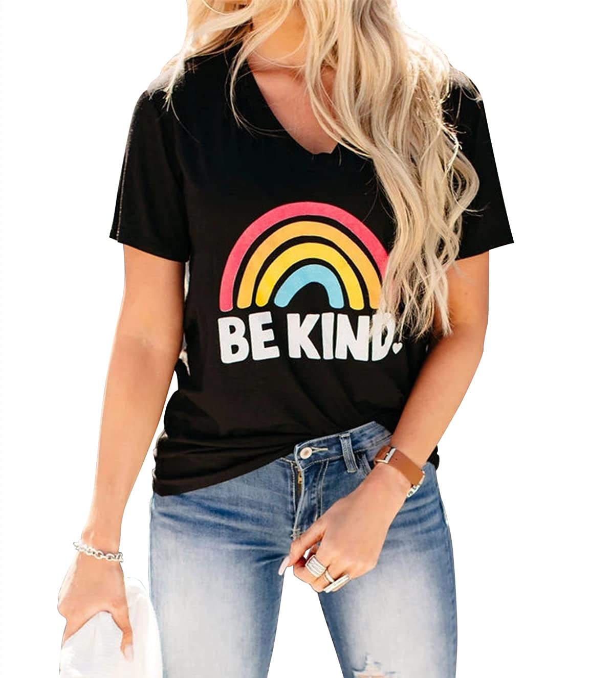 Womens T Shirts Round Neck Short Sleeve 