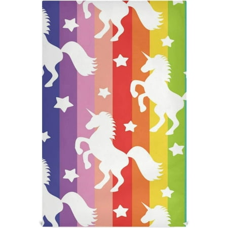 

Hyjoy Unicorn Kitchen Dish Towel Set of 4 Super Absorbent Soft Drying Cloth Tea Bar Towels 28 x 18 Inch