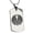 Silver, variant on Stainless Steel Tsugara Samurai Crest Engraved Dog Tag Pendant Necklace