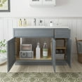 thumbnail image 3 of 51" Freestanding Bathroom Vanity Cabinet without Top in Smoky Gray, 3 of 6