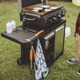 thumbnail image 6 of Razor Universal Rolling Prep Cart w/25" Double Burner LP Propane Gas Grill, 6 of 11