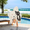 thumbnail image 3 of Yayeee Kids Hooded Towels Toddler Soft Absorbent Beach Bathing Wrap 50" x 23.5", Cartoon Halloween Cat, 3 of 5