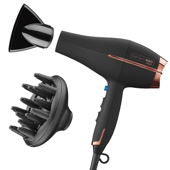 INFINITI PRO CONAIR Full Body & Shine Pro Dryer, Titanium Technology, Diffuser and Concentrator