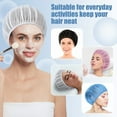 thumbnail image 5 of QZS 4 Pcs Mesh Sleep Bonnets,Breathable Shower Caps,Hair Nets Caps for Women,Reusable Multi-color Night Bonnets for Shower,Sleeping,Washing Face, 5 of 6