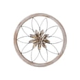 thumbnail image 3 of Decoración de pared de metal con flores, adorno para colgar en la pared, escultura de pared Oro, 3 of 9