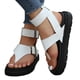 thumbnail image 4 of Xihbxyly Sandalias de Mujer, Elegantes Chanclas de Cuña, Zapatos de Verano de Punta Abierta, Plantilla Acolchada y Cómoda, Suela Antideslizante, Ideales para Bodas, Fiestas y Paseos Al Aire Libre, Es, 4 of 6