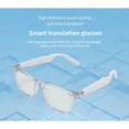thumbnail image 3 of Lunettes Intelligentes avec Traducteur Linguistique, Lunettes de Traduction IA Prenant en Charge Plus de 100 Langues, Microphone et Haut-Parleur Intégrés, Traduction en Temps Réel, Lunettes pour le Voyage, 3 of 7