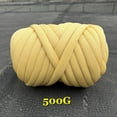 thumbnail image 1 of New Striped Core Spun Crochet Yarn Ice Silk Feeling Polyester Cotton Rope for Handbag Pet Nest Fashion Home Decoration, 1 of 7