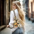 thumbnail image 5 of FORMRS Womens Crossbody Sling Bag Travel Daypack Shoulder Chest Backpack, Bright Floral, 5 of 7