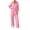 Pink, variant on Womens Plus Size 2 Piece Outfit Matching Lounge Set Sweatsuits Casual Tracksuit Workout Matching Sets Fall Winter Clothes for Women