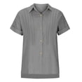 thumbnail image 3 of Shirts for Women Summer Spring Tops Short Sleeve Oversized Tshirts Fashion Basic Casual Tee Clothes 2025 Trendy, 3 of 7