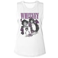 thumbnail image 1 of Whitney Houston Orchid Collage White Ladies Muscle Tank Xl, 1 of 2