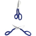 thumbnail image 4 of SaKaguro Duckbill Shears, 7 in Duckbill Applique Scissors, for Carpet Pile, Carpet Punch - Blue, 4 of 10