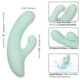 thumbnail image 6 of CalExotics Pacifica Fiji Rabbit Vibrator, Green, 6 of 12