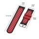 thumbnail image 2 of Silicona Deportes Correa transpirable Reemplazo de banda de reloj inteligente para Xiaomi Mi Watch, Negro Rojo 5.5-8.5 pulgadas 18 mm Yuarrent EL2325-03B, 2 of 2