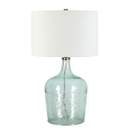 Camden&Wells – Casco Table Lamp – Textured Blue Glass