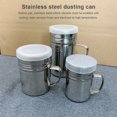 thumbnail image 2 of Poivre Shaker Distributeur de Poudre de Cuisson Portable en Acier Inoxydable Sel Sucre Barbecue avec Poignée m, 2 of 8