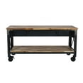thumbnail image 4 of Duramax Darby 72" Industrial Metal & Wood Kitchen Island Desk with Drawers, 4 of 9