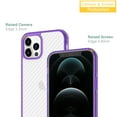 thumbnail image 4 of iPhone 12 and iPhone 12 Pro Case, Hard Plastic Translucent Matte Case, Durable Silicone Slim Thin Cover, Lightweight Shockproof Protector Case for Apple iPhone 12/ iPhone 12 Pro 6.1 Inch (Purple), 4 of 6
