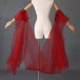 thumbnail image 7 of Hzzsbu Organza Arm Sleeves Elegant Tulle Sleeves Chinese Hanfu Water Sleeves for Wedding Dress Ethnic Dance Dress Accessories, 7 of 7