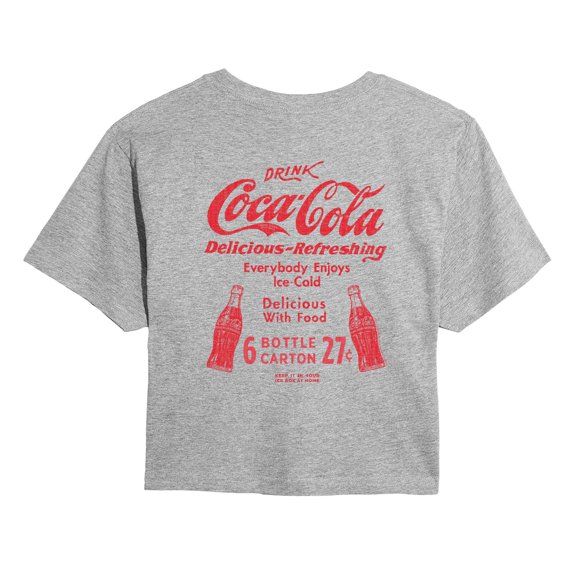 Coca-Cola - Coke Heritage - Juniors Cropped Graphic T-Shirt