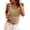 BCD36-Khaki, variant on Lumtrix Womens Sleeveless Scoop Neck Built In Bra Tank Tops 2026 Summer Casual Basic Slim Fit Ribbed Knit Racerback Workout Cami Shirts Black S