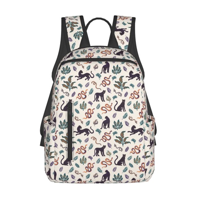 Easygdp Black Cat And Snake para Easygdp Yak - Mochila Casual Ligera y Resistente para Viaje y Senderismo para Hombres y Mujeres