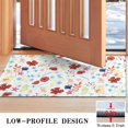 thumbnail image 3 of Pioneer Flower Floral Print Pattern Door Rugs,Washable Non Slip Door Mats Indoor,Decorative Door Mats,Entry Mat Indoor for Entrance,Bedroom,Kitchen,Bathroom,17"x30", 3 of 6