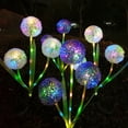 thumbnail image 4 of 3-head solar dandelion light outdoor ground-inserted lawn garden decorative light LED onion ball flower landscape light, 4 of 5