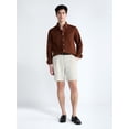 thumbnail image 2 of Free Assembly Men's Linen Blend Pleated Shorts, 7.75" Inseam Sizes 30-40, 2 of 6