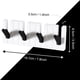 thumbnail image 4 of Perchero montado en la pared – 8.0 in de largo, soporte para llaves para pared, resistente, ganchos para abrigos para pared, soporte para pared sin daños con 4 ganchos, 4 of 5