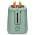 thumbnail image 1 of Mainstays 2-Slice Toaster with 6 Shade Settings and Removable Crumb Tray, Green Sage, 1 of 8