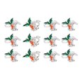 thumbnail image 1 of 12 piezas de servilleteros de conejito de Pascua, hebilla de conejo con servilleteros de zanahoria, compatibles con Dinnin, 1 of 5