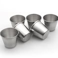 thumbnail image 2 of 18 Pcs Gobelets en Acier Inoxydable Verres à Boire en Métal Incassables Gobelets à Boire (45ml), 2 of 8